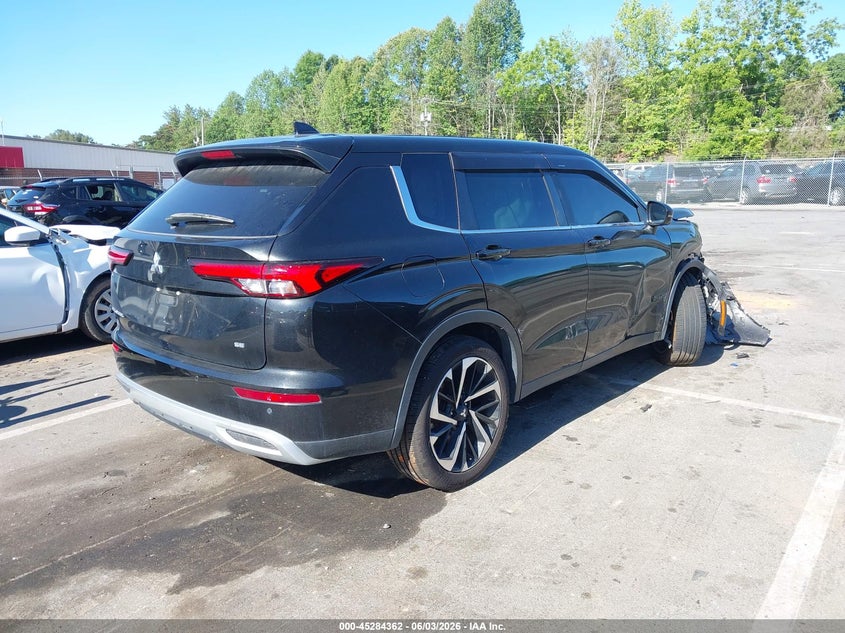 2022 Mitsubishi Outlander VIN JA4J3UA85NZ031961 IAAI salvage auction — FRONT END, Salvage Title, sold $4,350 on 2026-07-30 (photo 4)