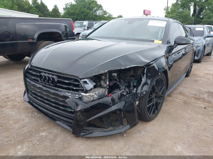2019 Audi A5 VIN WAUENCF53KA098026 IAAI salvage auction — FRONT END, Salvage Title, sold $8,800 on 2026-07-22 (photo 2)