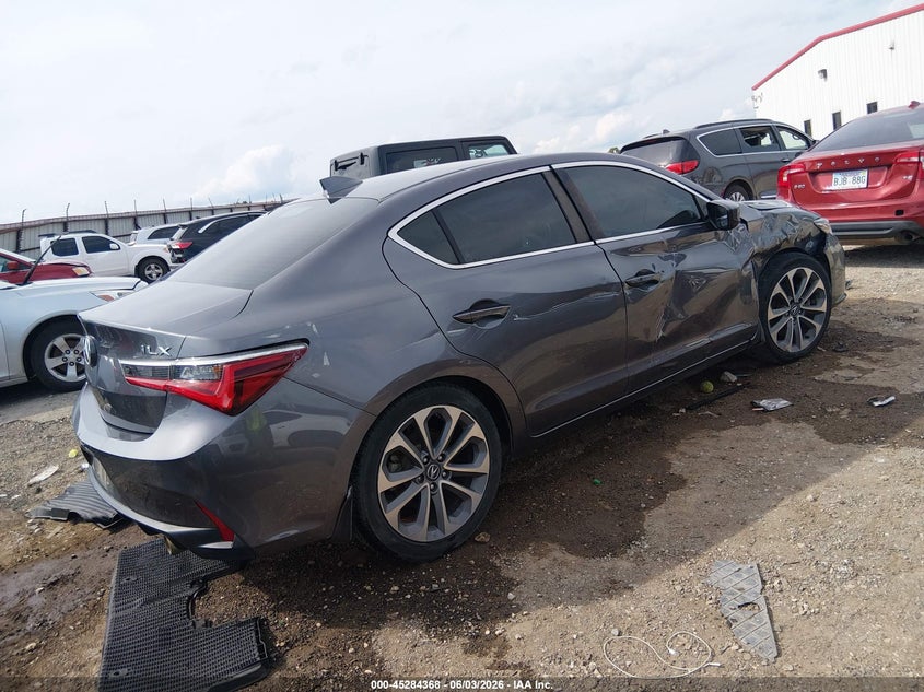 2020 Acura Ilx VIN 19UDE2F38LA008704 IAAI salvage auction — RIGHT SIDE, Salvage Title, sold $4,000 on 2026-07-23 (photo 4)