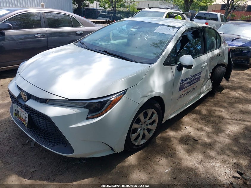 2020 Toyota Corolla VIN 5YFEPRAE6LP105555 IAAI salvage auction — SIDE, Salvage Title, sold $2,850 on 2026-07-16 (photo 2)