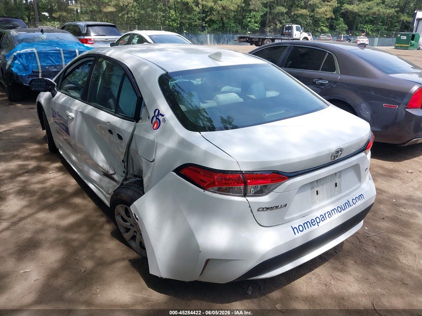 2020 Toyota Corolla VIN 5YFEPRAE6LP105555 IAAI salvage auction — SIDE, Salvage Title, sold $2,850 on 2026-07-16 (photo 3)