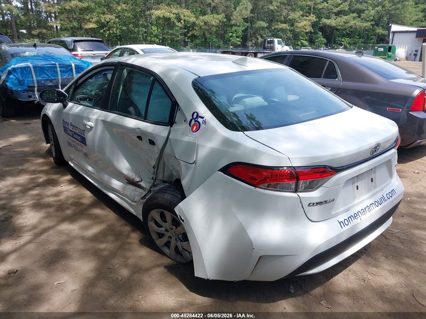 2020 Toyota Corolla VIN 5YFEPRAE6LP105555 IAAI salvage auction — SIDE, Salvage Title, sold $2,850 on 2026-07-16 (photo 6)