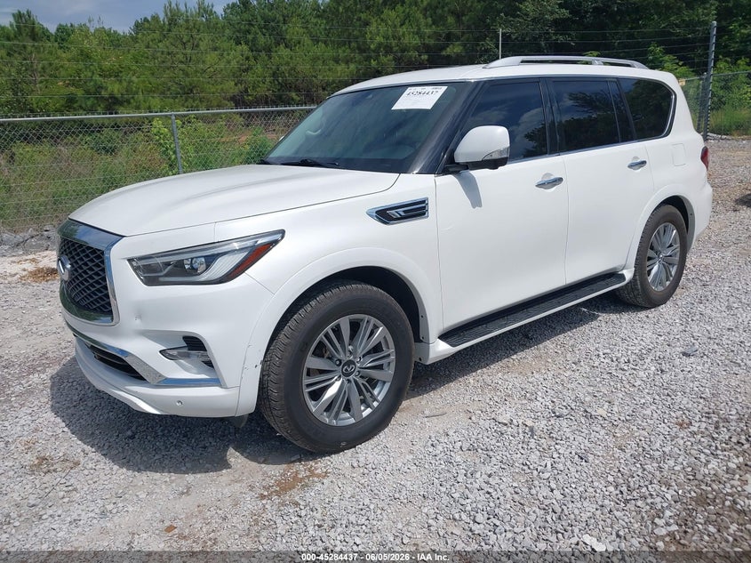 2021 Infiniti Qx80 VIN JN8AZ2AFXM9717665 IAAI salvage auction — RIGHT FRONT, Salvage (Alabama), sold $10,000 on 2026-07-06 (photo 2)