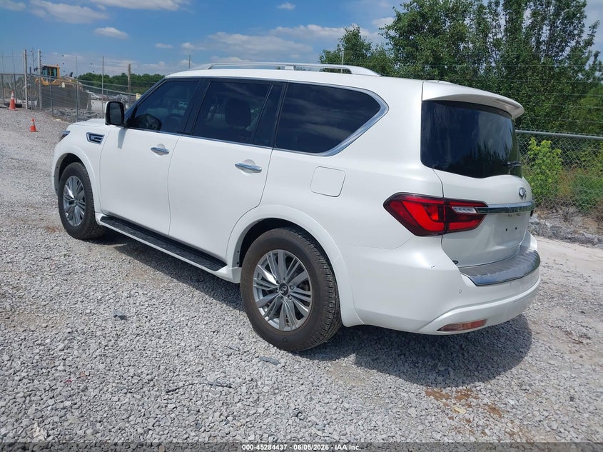 2021 Infiniti Qx80 VIN JN8AZ2AFXM9717665 IAAI salvage auction — RIGHT FRONT, Salvage (Alabama), sold $10,000 on 2026-07-06 (photo 3)