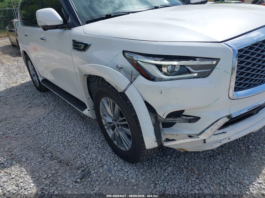 2021 Infiniti Qx80 VIN JN8AZ2AFXM9717665 IAAI salvage auction — RIGHT FRONT, Salvage (Alabama), sold $10,000 on 2026-07-06 (photo 6)