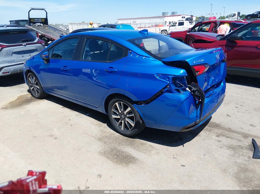 2021 Nissan Versa VIN 3N1CN8EV7ML860989 IAAI salvage auction — LEFT REAR, Salvage Title, sold $2,050 on 2026-07-18 (photo 3)