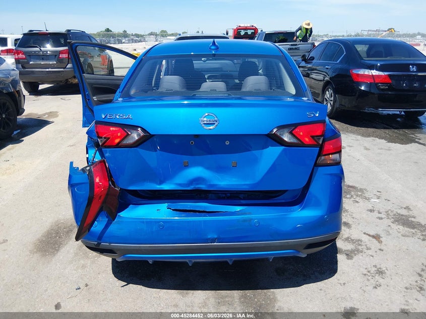 2021 Nissan Versa VIN 3N1CN8EV7ML860989 IAAI salvage auction — LEFT REAR, Salvage Title, sold $2,050 on 2026-07-18 (photo 6)