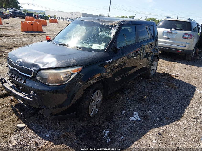 2016 Kia Soul VIN KNDJN2A2XG7854884 IAAI salvage auction — FRONT END, Salvage Title, sold $525 on 2026-07-23 (photo 2)