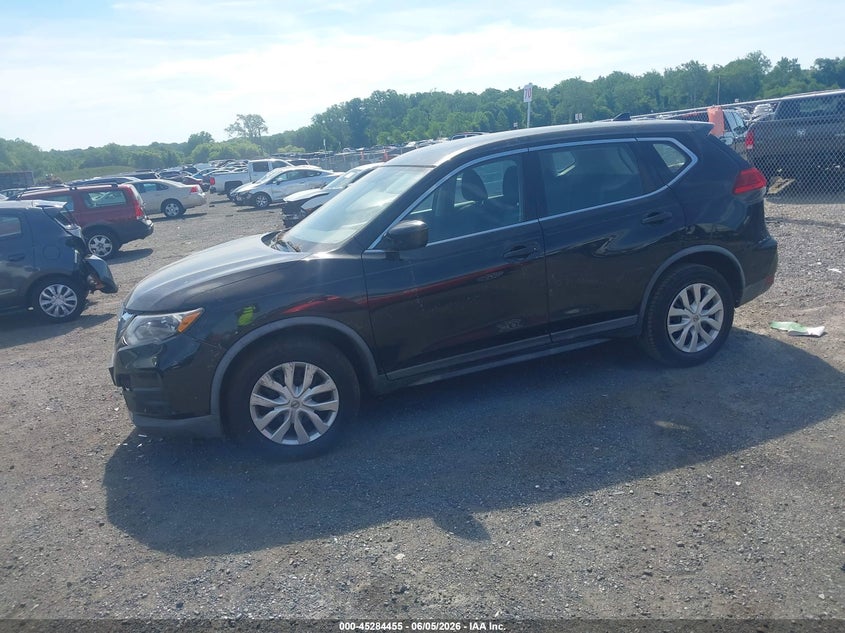 2017 Nissan Rogue VIN KNMAT2MV8HP603228 IAAI salvage auction — THEFT, Salvage Title, sold $1,300 on 2026-07-13 (photo 2)