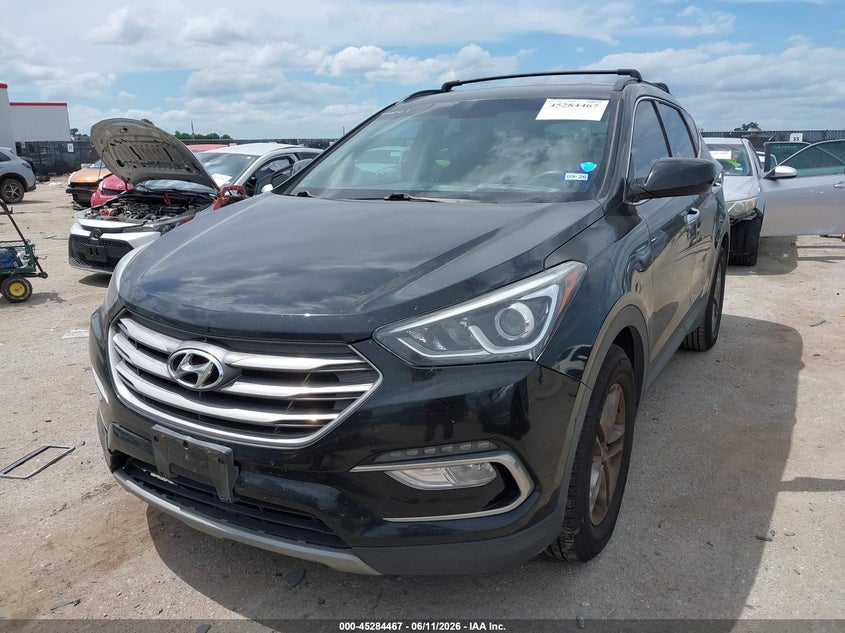 2017 Hyundai Santa fe VIN 5XYZU3LB2HG400934 IAAI salvage auction — RIGHT SIDE, Original (Texas), sold $2,150 on 2026-08-02 (photo 2)