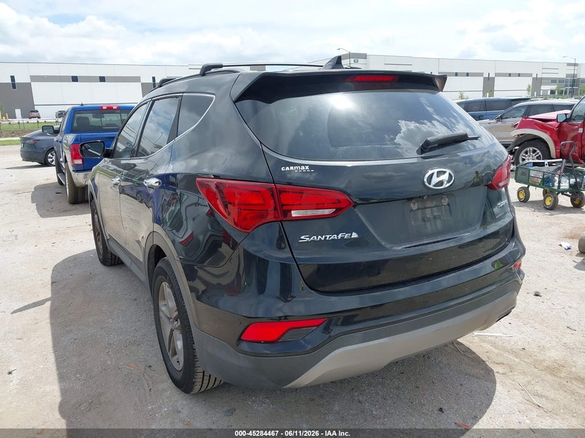 2017 Hyundai Santa fe VIN 5XYZU3LB2HG400934 IAAI salvage auction — RIGHT SIDE, Original (Texas), sold $2,150 on 2026-08-02 (photo 3)