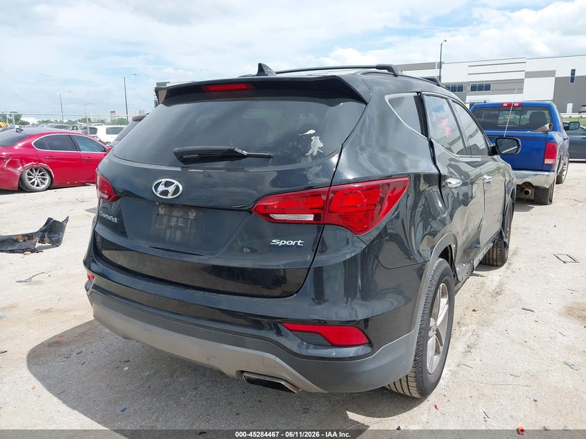 2017 Hyundai Santa fe VIN 5XYZU3LB2HG400934 IAAI salvage auction — RIGHT SIDE, Original (Texas), sold $2,150 on 2026-08-02 (photo 4)