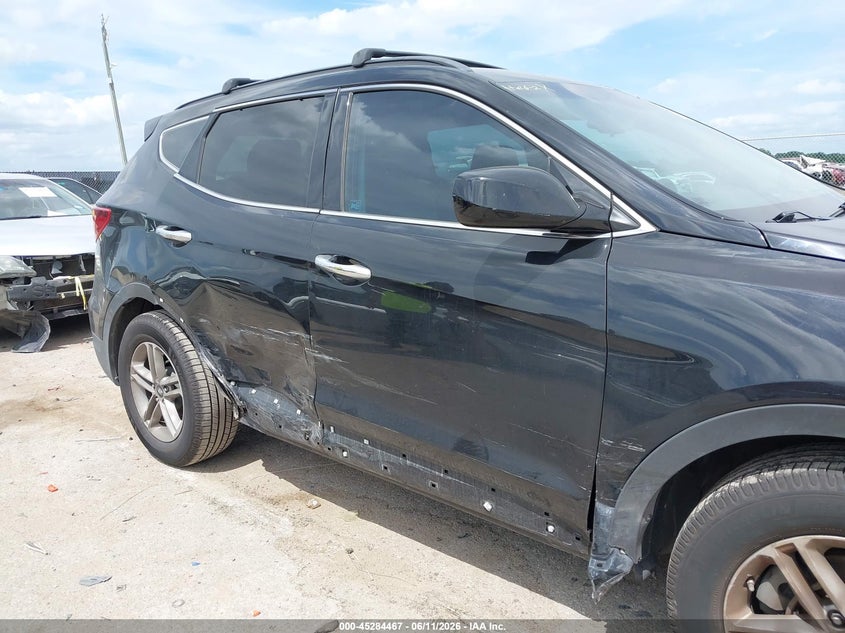 2017 Hyundai Santa fe VIN 5XYZU3LB2HG400934 IAAI salvage auction — RIGHT SIDE, Original (Texas), sold $2,150 on 2026-08-02 (photo 6)