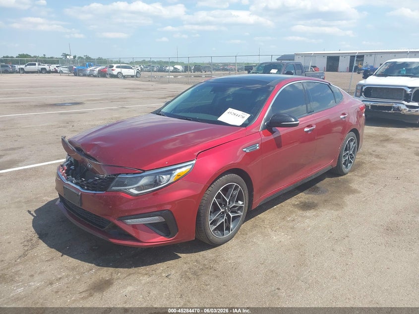 2020 Kia Optima VIN 5XXGT4L36LG449186 IAAI salvage auction — FRONT END, Salvage Title, sold $1,650 on 2026-07-28 (photo 2)