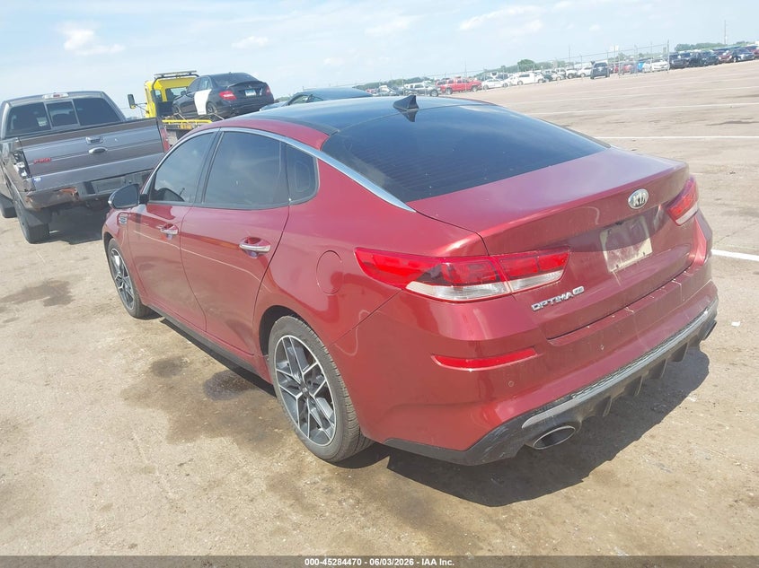 2020 Kia Optima VIN 5XXGT4L36LG449186 IAAI salvage auction — FRONT END, Salvage Title, sold $1,650 on 2026-07-28 (photo 3)