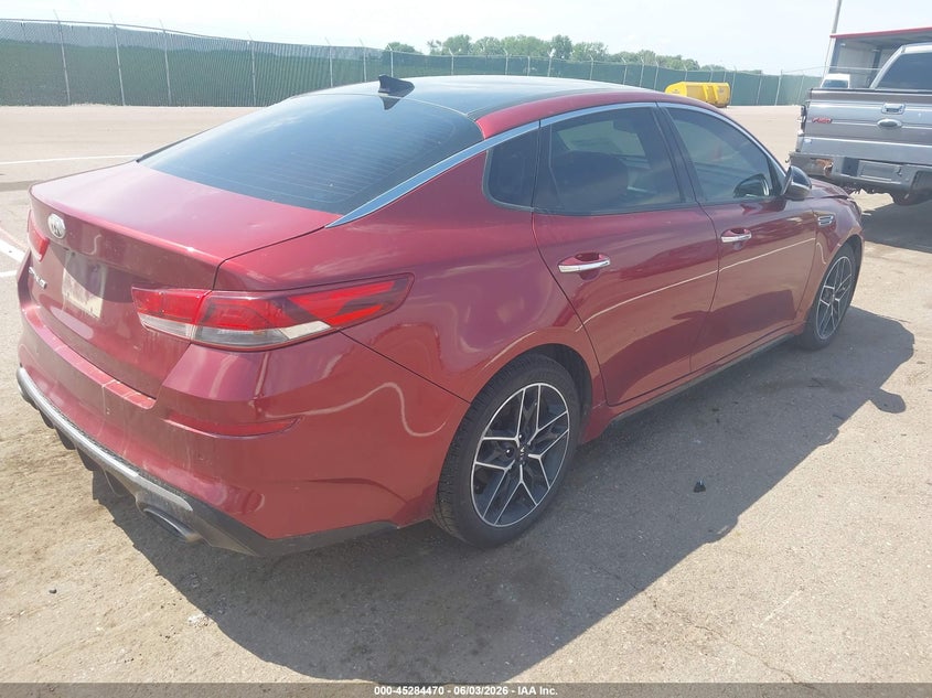2020 Kia Optima VIN 5XXGT4L36LG449186 IAAI salvage auction — FRONT END, Salvage Title, sold $1,650 on 2026-07-28 (photo 4)