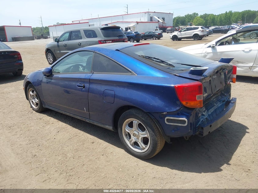 2002 Toyota Celica VIN JTDDR32T220120112 IAAI salvage auction — NORMAL WEAR, Clear (Virginia), sold $325 on 2026-07-08 (photo 3)