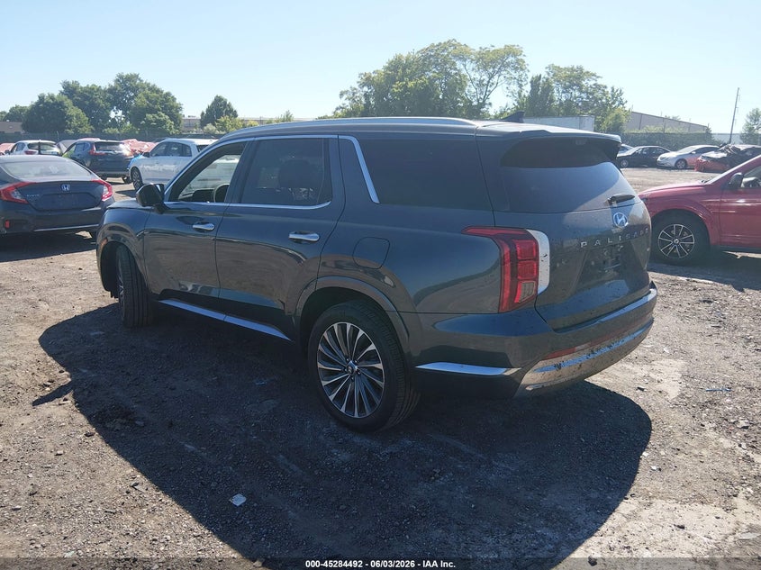 2024 Hyundai Palisade VIN KM8R74GE7RU750959 IAAI salvage auction — FRONT END, Salvage Title, sold $11,700 on 2026-07-24 (photo 3)