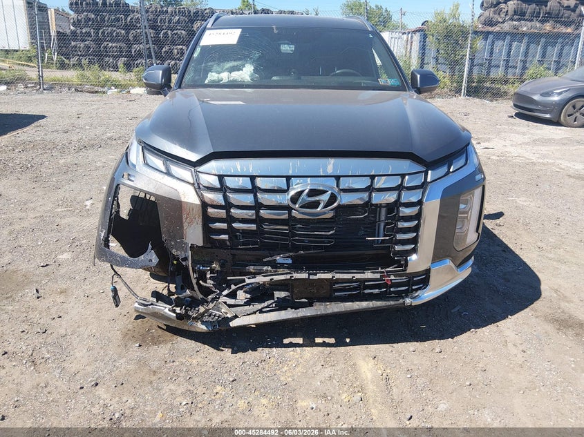 2024 Hyundai Palisade VIN KM8R74GE7RU750959 IAAI salvage auction — FRONT END, Salvage Title, sold $11,700 on 2026-07-24 (photo 6)
