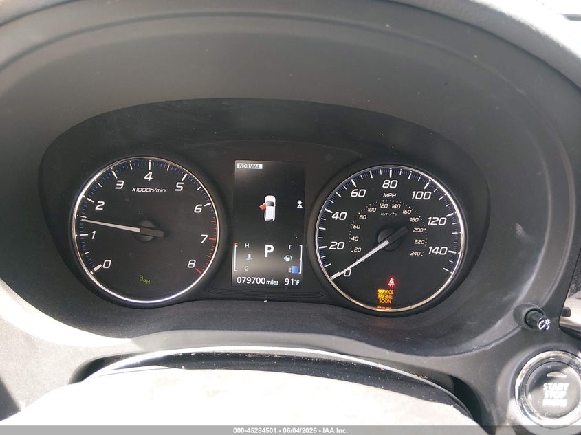 2020 Mitsubishi Outlander VIN JA4AZ3A30LZ023163 IAAI salvage auction — FRONT END, Salvage Title, sold $4,650 on 2026-07-16 (photo 7)