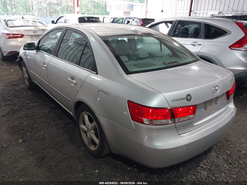 2008 Hyundai Sonata VIN 5NPEU46C28H305257 IAAI salvage auction — FRONT END, Clear (Virginia), sold $350 on 2026-07-09 (photo 3)