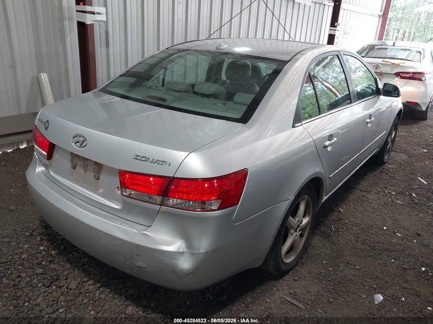 2008 Hyundai Sonata VIN 5NPEU46C28H305257 IAAI salvage auction — FRONT END, Clear (Virginia), sold $350 on 2026-07-09 (photo 4)