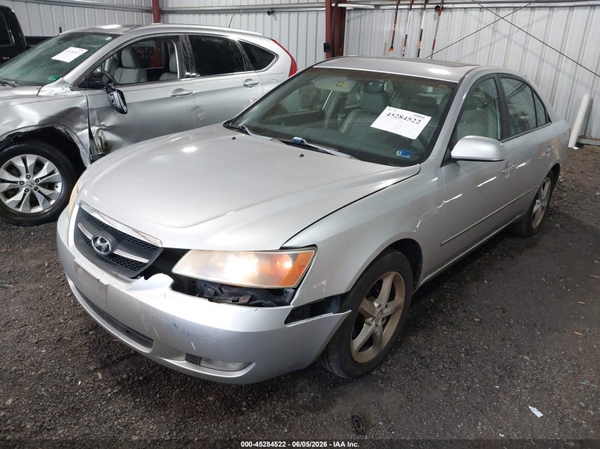 2008 Hyundai Sonata VIN 5NPEU46C28H305257 IAAI salvage auction — FRONT END, Clear (Virginia), sold $350 on 2026-07-09 (photo 6)