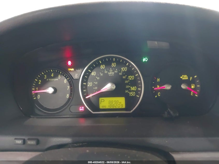 2008 Hyundai Sonata VIN 5NPEU46C28H305257 IAAI salvage auction — FRONT END, Clear (Virginia), sold $350 on 2026-07-09 (photo 7)