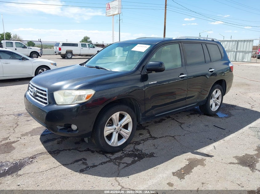 2008 Toyota Highlander VIN JTEES42A882012275 IAAI salvage auction — NORMAL WEAR, Clear (New Mexico), sold $2,600 on 2026-07-13 (photo 2)