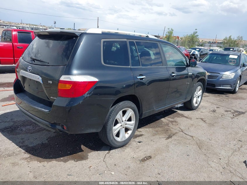 2008 Toyota Highlander VIN JTEES42A882012275 IAAI salvage auction — NORMAL WEAR, Clear (New Mexico), sold $2,600 on 2026-07-13 (photo 4)