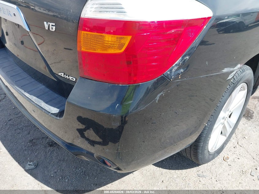 2008 Toyota Highlander VIN JTEES42A882012275 IAAI salvage auction — NORMAL WEAR, Clear (New Mexico), sold $2,600 on 2026-07-13 (photo 6)