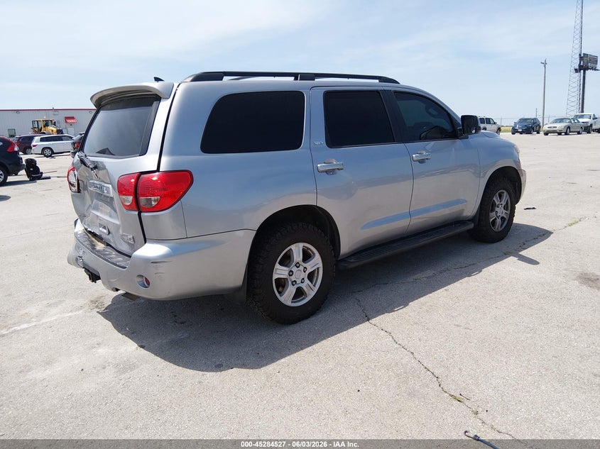 2017 Toyota Sequoia VIN 5TDBY5G16HS148000 IAAI salvage auction — REAR END, Salvage Title, sold $6,300 on 2026-07-23 (photo 4)