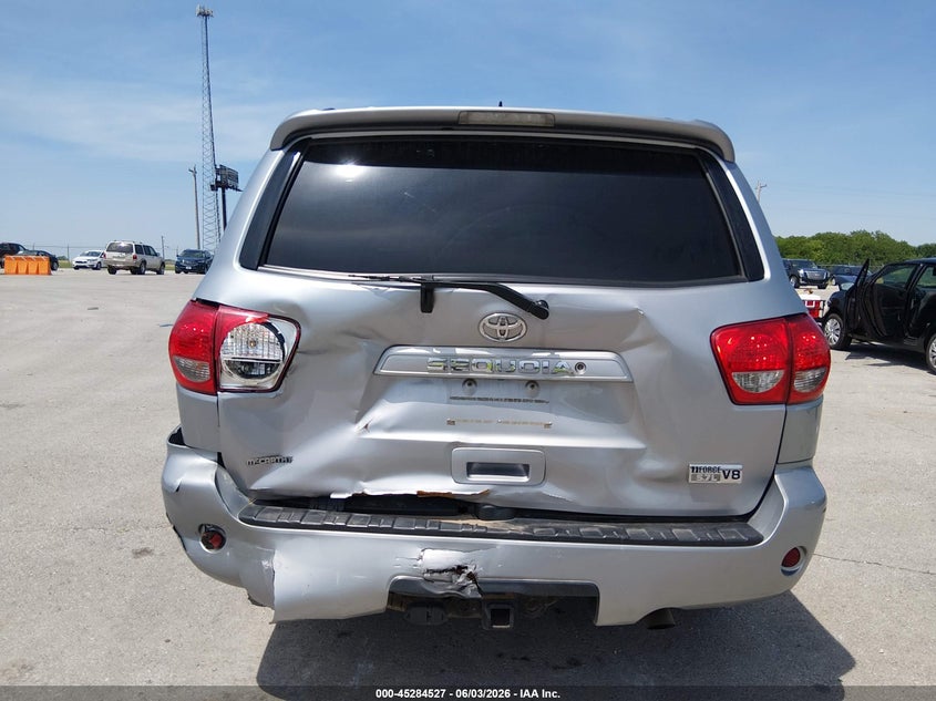 2017 Toyota Sequoia VIN 5TDBY5G16HS148000 IAAI salvage auction — REAR END, Salvage Title, sold $6,300 on 2026-07-23 (photo 6)