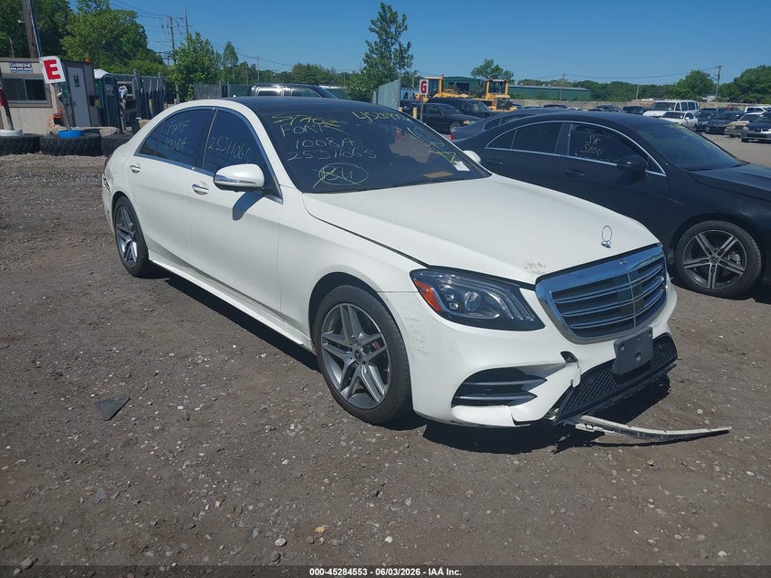 2019 Mercedes-benz S-klasse VIN WDDUG8GB3KA440154 — IAAI salvage auction photo