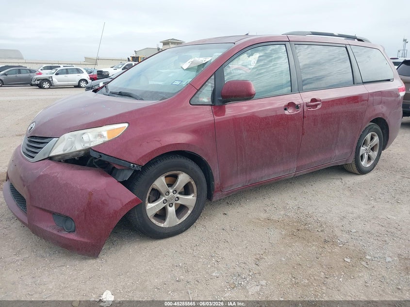 2014 Toyota Sienna VIN 5TDKK3DC7ES467333 IAAI salvage auction — WATER/FLOOD, Salvage Title, sold $1,150 on 2026-07-29 (photo 2)