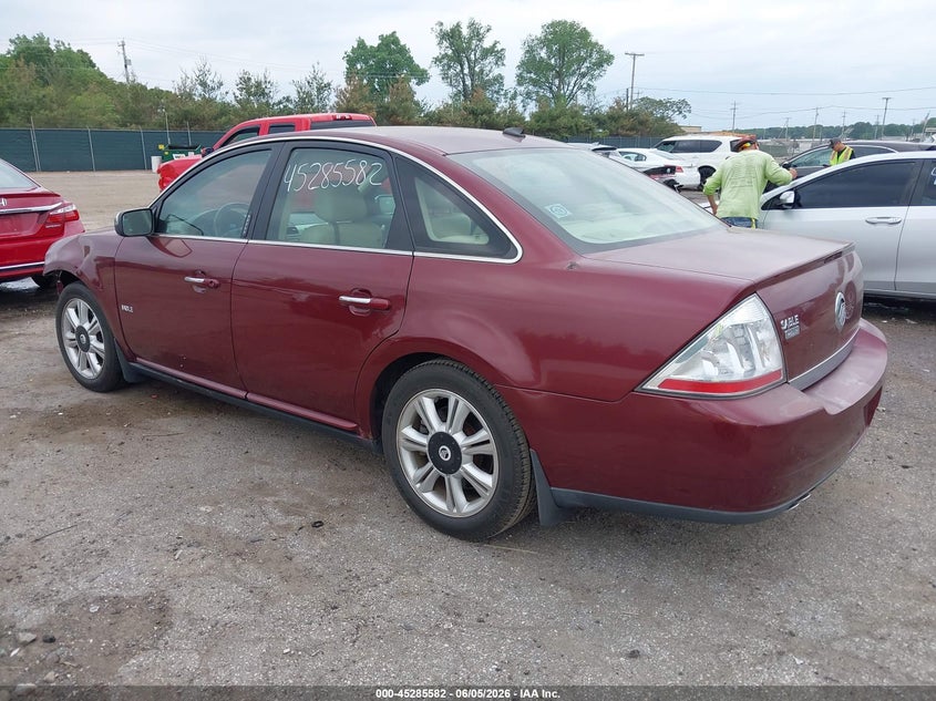 2008 Mercury Sable VIN 1MEHM42W78G602797 IAAI salvage auction — FRONT END, Clear (Indiana), sold $575 on 2026-07-18 (photo 3)
