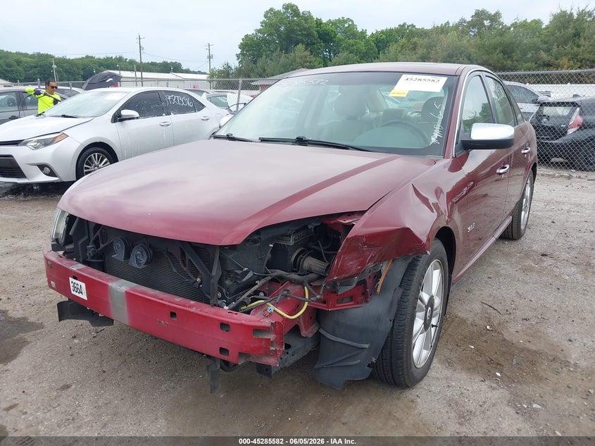 2008 Mercury Sable VIN 1MEHM42W78G602797 IAAI salvage auction — FRONT END, Clear (Indiana), sold $575 on 2026-07-18 (photo 6)