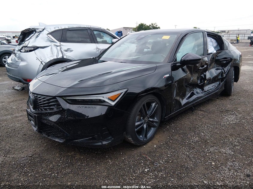 2023 Acura Integra VIN 19UDE4H68PA002328 IAAI salvage auction — LEFT SIDE, Clear (Oklahoma), sold $7,100 on 2026-07-30 (photo 2)