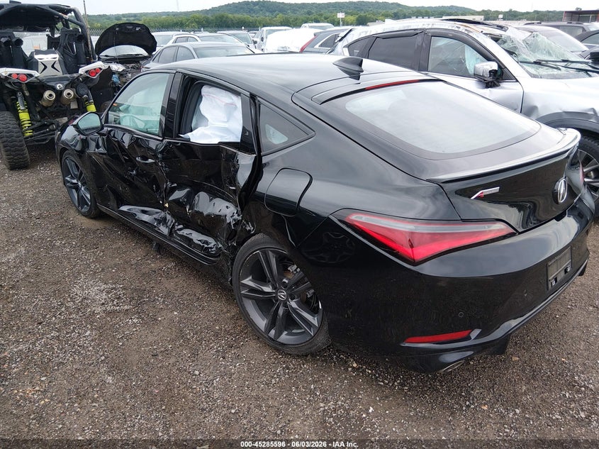 2023 Acura Integra VIN 19UDE4H68PA002328 IAAI salvage auction — LEFT SIDE, Clear (Oklahoma), sold $7,100 on 2026-07-30 (photo 3)