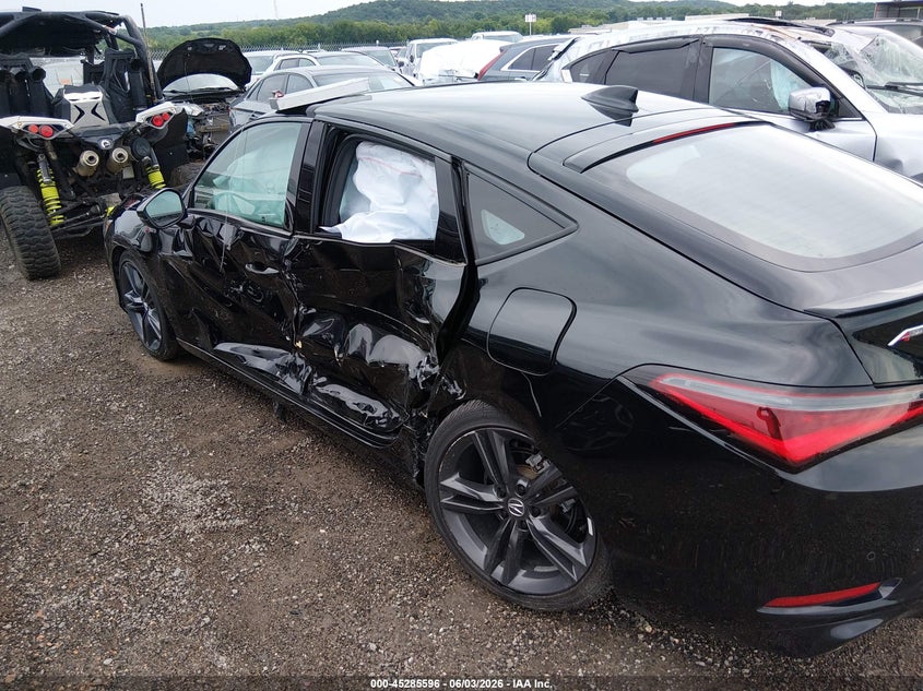 2023 Acura Integra VIN 19UDE4H68PA002328 IAAI salvage auction — LEFT SIDE, Clear (Oklahoma), sold $7,100 on 2026-07-30 (photo 6)