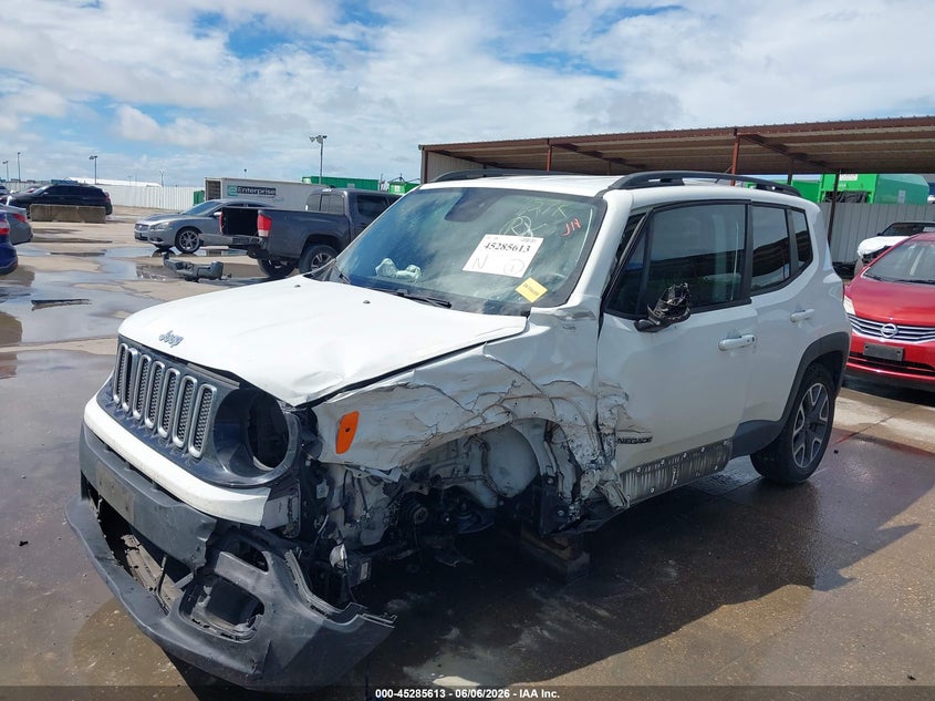 2016 Jeep Renegade VIN ZACCJABT7GPE28272 IAAI salvage auction — FRONT & REAR, Salvage Title, sold $650 on 2026-07-08 (photo 2)