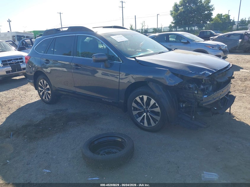 2016 Subaru Outback VIN 4S4BSALC9G3239078 IAAI salvage auction — FRONT END, Salvage Title, sold $2,650 on 2026-07-25 (photo 1)