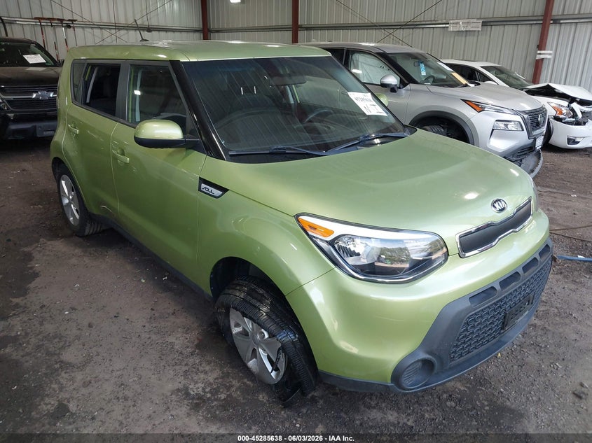 2015 Kia Soul VIN KNDJN2A25F7811472 IAAI salvage auction — THEFT, Clear (Virginia), sold $425 on 2026-07-30 (photo 1)