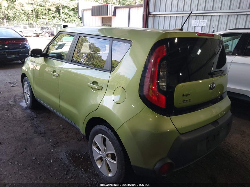 2015 Kia Soul VIN KNDJN2A25F7811472 IAAI salvage auction — THEFT, Clear (Virginia), sold $425 on 2026-07-30 (photo 3)