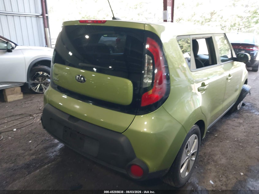 2015 Kia Soul VIN KNDJN2A25F7811472 IAAI salvage auction — THEFT, Clear (Virginia), sold $425 on 2026-07-30 (photo 4)
