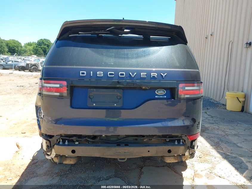 2018 Land rover Discovery VIN SALRR2RV1JA078248 IAAI salvage auction — REAR END, Salvage Title, sold $6,450 on 2026-07-06 (photo 6)
