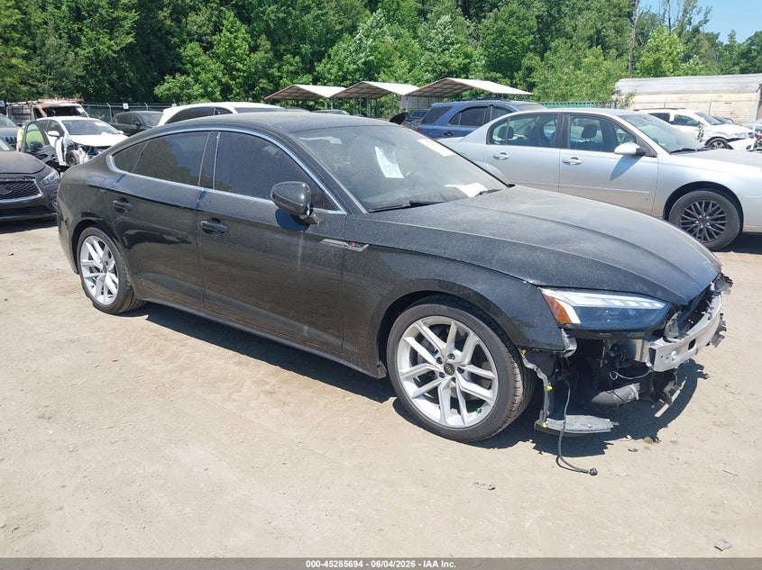 2024 Audi A5 VIN WAUFACF53RA051671 IAAI salvage auction — FRONT END, Salvage - 75% Or Less (Maryland), sold $11,800 on 2026-08-01 (photo 1)