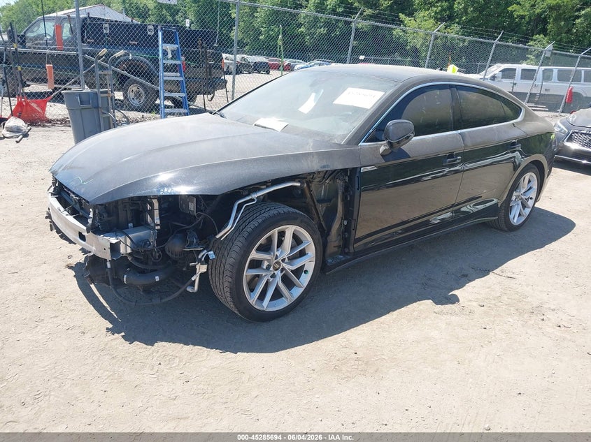 2024 Audi A5 VIN WAUFACF53RA051671 IAAI salvage auction — FRONT END, Salvage - 75% Or Less (Maryland), sold $11,800 on 2026-08-01 (photo 2)