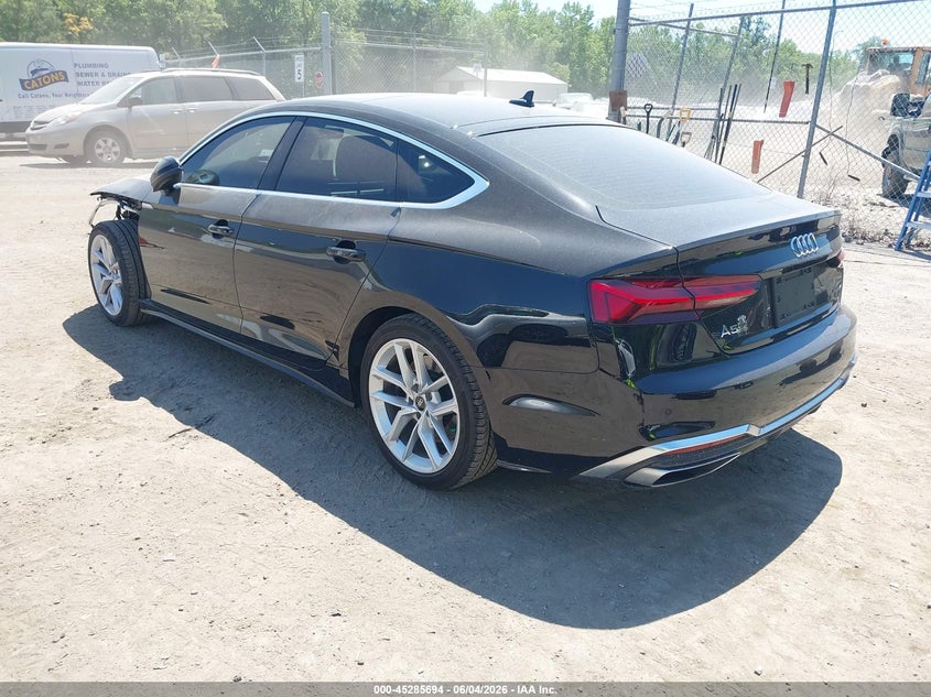 2024 Audi A5 VIN WAUFACF53RA051671 IAAI salvage auction — FRONT END, Salvage - 75% Or Less (Maryland), sold $11,800 on 2026-08-01 (photo 3)