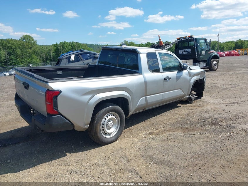 2025 Toyota Tacoma VIN 3TYJDAKN9ST022400 IAAI salvage auction — RIGHT FRONT, Salvage Title, sold $9,000 on 2026-07-24 (photo 4)